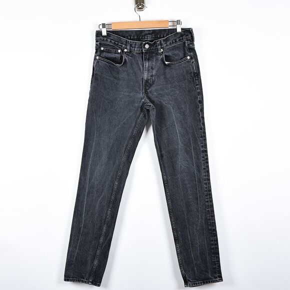 ARKET Jeans Mens Birch Slim Stretch Black Slim Fit 31/32 57% Organic‎ Cotton - Picture 1 of 7